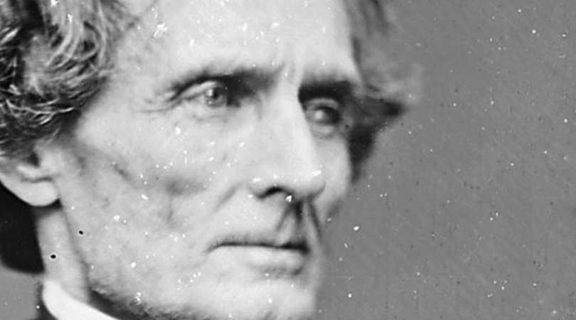 President Jefferson Davis the president of the Confederate States from 1861 to 1865